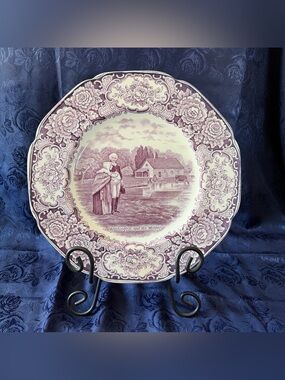 VTG Crown Ducal Collectors Bicentenary Plate-“Washington & His Mother”